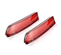 3ème Feu Stop Lot De 2 Réflecteurs De Pare-chocs Arrière À LED Pour Toyota Pour RAV4 2006-2012, Pour Previa, Pour Alphard 2010-2012, Feu Antibrouillard Troisième Feu Stop(2PCS Red Lens)