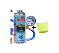 3en1 réfrigérant de climatisation + tube FreezeEco sealant R1234yf 290g + Microfibre