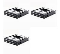 3Ensemble Plateau de Lecteur de Disquette 2,5 Pouces Lecteur de Disque à 2 Baies pour Boîte D'Extraction de Boîtier de Disque Dur HDD / SSD