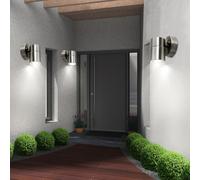 3er Set LED Extérieur Mur Lumières Façades Maison Porte Entrée, Lampes Bas Spot