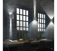3er Set LED Mur Luminaire Effet Jardin Lampes Aile Lampe Pivotant Haut Bas
