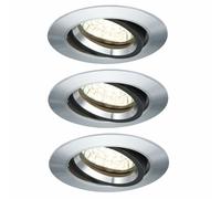 3er Set Paulmann 2easy Premium Lampes Encastrées Aluminium Pivotant 51mm Gedeht