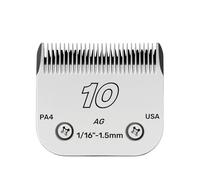 3F 4F 5F 7F 9# Lame De Tondeuse Professionnelle For Animaux De Compagnie, Lame A5, Compatible Avec Andis, Compatible Avec Les Tondeuses Oster, Lame En Céramique(10-1.5mm)
