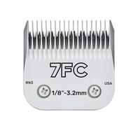 3F 4F 5F 7F 9# Lame De Tondeuse Professionnelle For Animaux De Compagnie, Lame A5, Compatible Avec Andis, Compatible Avec Les Tondeuses Oster, Lame En Céramique(7FC-3.2mm)