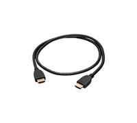 3ft 4K HDMI Cable with Ethernet - High Speed - UltraHD Cable - M/M - Câble HDMI avec Ethernet - HDMI mâle pour HDMI mâle - 91 cm - blindé - noir