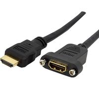 3Ft High Speed Hdmi Femelle À Hdmi Câble Masculin - Noir