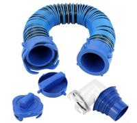3FT RV Sewer Hose Extension TPE Leak-Proof(hose + Elbow)