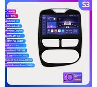 3G+32G 2Din Android 11 Autoradio Lecteur Multimédia pour Renault Clio 4 2012 2013 2014 2015 2016 Autoradio Stéréo HeadUnit Navi GPS