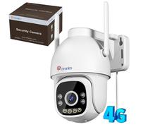 3G/4G LTE Caméra de Surveillance 4MP avec Carte SIM ,Détection Humaine ,Suivi Auto,Image couleur 30M,Audio Bidirectionnel, IP66