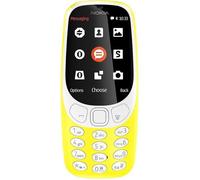 3G Nokia 3310 SIM - feature phone débloqué GSM, Écran 2,4 pouces, appareil photo 2MP avec flash LED - Jaune