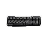 3GO KBDRILEUSB2 clavier Universel USB QWERTY Espagnole Noir