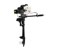 3HP Moteur hors-bord électrique 2,2 kW 4 temps 5500 tr/min avec silencieux et réservoir de carburant de 1,2 l pour bateaux d'une longueur de 2 à 3 m