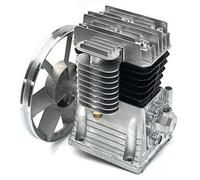 3HP Vompresseur d'air Pompe d'air Pompe en Fonte Tête de compresseur d'air Piston Style Double Cylinder Air Tool 250L/min