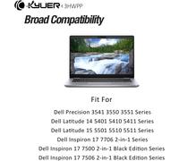 3Hwpp Batterie Pour Dell Latitude 14 15 5401 5410 5411 5501 5510 5511 Inspiron 17 7706 15 7500 7506(2-In-1 Black Edition) Precision 3541 3550 3551 10X1J N2Nll 1Vy7F 3Pcvm 401D9 Jg75F 01Vy7F 451-B[L196