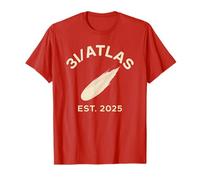 3I/Atlas Astronome Interstellaire Comète OVNI Sonde Alien Rouge T-Shirt