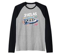 3I Atlas Funny Alien Cat Space Humour Manche Raglan