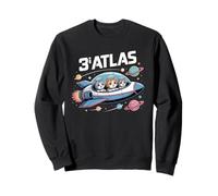 3I Atlas Funny Alien Cat Space Humour Sweatshirt