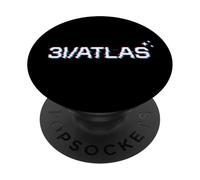 3I/Atlas Interstellaire Visiteur Astronomie Space Glitch Effect PopSockets PopGrip Adhésif