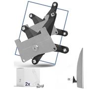 3IDEE Pack d'Adaptateurs VESA Compatible avec l'écran Samsung (U32R590, U32R592, LU32R590, 32UR59C et Plus...) - Support VESA 75x75 mm - Fixation ecran pc pour ecran sans Connexion VESA (2-Pack)