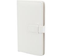 3in 96 pochesPolyuréthaneUniversal Photo Album Cardcase Bank Card Memory Book for Mini11/8/9/7s/25/70/90 Instant Camera Photographwhite