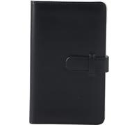 3in 96 pochesPolyuréthaneUniversal Photo Album Cardcase Bank Card Memory Book for Mini11/8/9/7s/25/70/90 Instant Camera Photographblack
