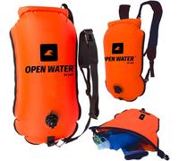 3in1 Inflatable Swim Buoy Backpack Swim Buoy Large Buoy With Dry Pocket For Things 28l Triathlon Buoy