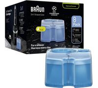 3in1 Shavercare, Recharges 3-En-1, Originales, Pour Station Smartcare, Nettoie 10x Mieux Que L'eau, Formule Avec Un Parfum Frais De Citron, Pour Un Nettoyage Hygiénique Des Rasoirs, Pack De 8