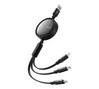 3in1 Usb To Usb-C / Lightning / Micro Usb Cable, Mcdodo Ca-7256, 3.5a