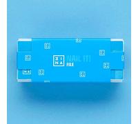 3INA MAKEUP - Nail It! File - Bleu - Bloc de polissage pour polir les ongles - Quatre étapes pour raccourcir la forme - Lime à manucure Portable - Facile à Utiliser - Vegan - Cruelty Free