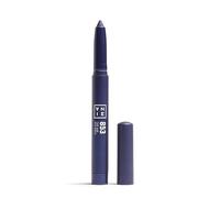 3INA MAKEUP - The 24H Eye Stick 853 - Fard à Paupières Stick Bleu foncé avec Formule Waterproof 24H - Fard à Paupières Stick Longue Durée avec Finition Mate et Metallisée - Vegan - Cruelty Free