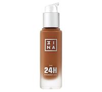 3INA MAKEUP - The 24h Foundation 667 - Fond de Teint Marron chaud avec Sous-Teinte Jaune - Fond de Teint Couvrant Imperfections - Fond de Teint Waterproof et Hydratant - Vegan - Cruelty Free
