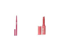 3INA MAKEUP - The Automatic Lip Pencil 362 + The Color Lip Glow 362 - Crayon a Lèvres Rose Matte Longue Tenue Waterproof + Rouge à Lèvres Rose Doux avec Beurre de Karité - Vegan - Cruelty Free