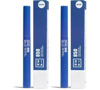 3INA MAKEUP - The Color Pen Eyeliner 850 (Mini) - Bleu 10h Longue Durée - Liquide Mat - Pointe Ultra-Précise - Haute Pigmentation - Taille de Voyage - Vegan - Cruelty Free (Lot de 2)