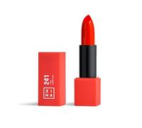 3INA MAKEUP - The Lipstick 241 - Rouge Intense - Rouge à Lèvres Rouge Intense avec Vitamin E et Beurre de Karité - Rouge à Lèvres Couleur Ultra-Pigmentée avec Parfum Vanille - Vegan - Cruelty Free