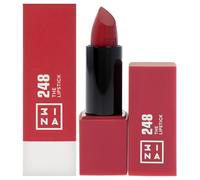 3INA MAKEUP - The Lipstick 248 - Rouge Rubis - Rouge à Lèvres Rouge Rubis avec Vitamin E et Beurre de Karité - Rouge à Lèvres Couleur Ultra-Pigmentée avec Parfum Vanille - Vegan - Cruelty Free