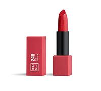 3INA MAKEUP - The Lipstick 248 - Rouge Rubis - Rouge à Lèvres Rouge Rubis avec Vitamin E et Beurre de Karité - Rouge à Lèvres Couleur Ultra-Pigmentée avec Parfum Vanille - Vegan - Cruelty Free