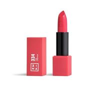 3INA MAKEUP - The Lipstick 334 - Rose Vif Mat - Rouge à Lèvres Rose Vif Mat avec Vitamin E et Beurre de Karité - Rouge à Lèvres Couleur Ultra-Pigmentée avec Parfum Vanille - Vegan - Cruelty Free