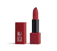 3INA MAKEUP - The Lipstick 337 - Vin Noir Mat - Rouge à Lèvres Vin Noir Mat avec Vitamin E et Beurre de Karité - Rouge à Lèvres Couleur Ultra-Pigmentée avec Parfum Vanille - Vegan - Cruelty Free