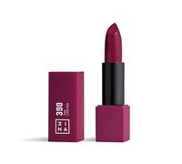 3INA MAKEUP - The Lipstick 390 - Violet Foncé - Rouge à Lèvres Violet Foncé avec Vitamin E et Beurre de Karité - Rouge à Lèvres Couleur Ultra-Pigmentée avec Parfum Vanille - Vegan - Cruelty Free