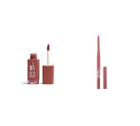 3INA MAKEUP - The Longwear Lipstick 503 + The Automatic Lip Pencil 503 - Rouge à Lèvres Nude avec Acide Hyaluronique - Crayon a Lèvres Nu Matte Longue Tenue - Vegan - Cruelty Free