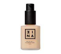 3INA | Maquillage Sans Cruauté | Vegan | Fond de Teint Fond | Couvrant Lègere à Moyenne | Texture Fluide | Longue Tenue | Fini Naturel | Résistant à l'Eau | The 3 in 1 Foundation 202 Beige clair