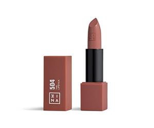 3INA - The Lipstick 504 - Argile Rouge - Rouge à Lèvres | avec Vitamin E et Beurre de Karité - Rouge à Lèvres Couleur Ultra-Pigmentée avec Parfum Vanille - Vegan - Cruelty Free