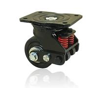 3inch Silent Damping Universal Wheel with Spring Wheel Anti-Seismic Caster for Heavy Equipment Gate Industrial Casters 1Pcs Casters