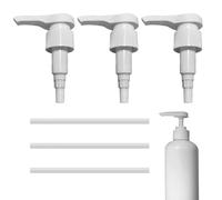 3Jeu Pompe Sirop pour Monin,1 Litres Bar Caramel FiletéE Bouteille Distributeur,Plastique RéUtilisable 70cl Vanille Cafe Sans Sucre Bidon Syrup Noisette Distributeurs Doseur Doseuse pour Dispenser