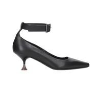 3Juin - Talons en Cuir Noir avec Boucle Logo - Femme - Chaussures - Noir - Taille: 37 1/2 EU