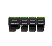 3K 2. Cartouche De Toner avec Puce Adaptée for Lexmark MC2325 MC2425 MC2535 MC2640(1X C232HY0 Y EU 2.3K)