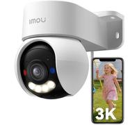 3K 5MP Caméra Surveillance Wifi Extérieure 360°, Détection Mouvement, Vision Nocturne, Suivi Auto, Audio Bidirectionnel