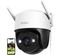3K5MP Caméra Surveillance WiFi Extérieure 360° Vision Nocturne Couleur 30M Dé...