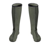 3Kamido Chaussettes en feutrine, intérieur pour waders, pour bottes de pluie, long, pour hommes, chaussettes chauffantes en feutrine Olive 35/36