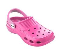 3Kamido Croco Kids Jolis sabots pour enfants Chaussures de jardin Sandales de bain Bac à sable Camping Garçons et Filles, Rose, 39 EU
